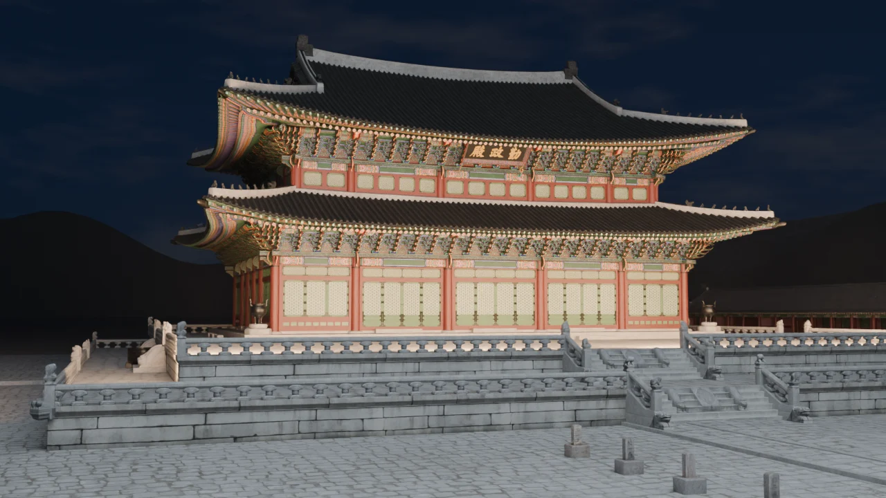 조선실마리 궁궐 아트워크
